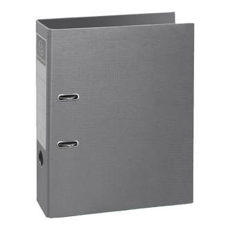 Exacompta pákový pořadač PremTouch Teksto, A4 maxi, hřbet 80 mm, karton, šedý