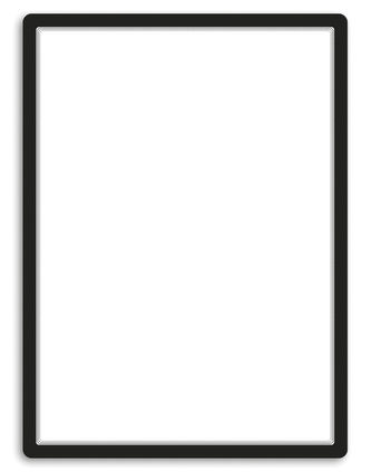 djois Magneto Solo - magnetický rámeček, A2, černý, 2 ks