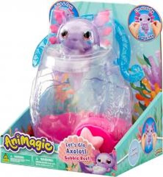 Animagic Let's Glo Axolotl Bubble Reef