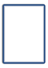 djois Magneto Solo - magnetický rámeček, A3, modrý, 2 ks