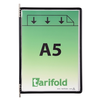djois závěsný rámeček s kapsou, A5, otevřený shora, černé, 10 ks