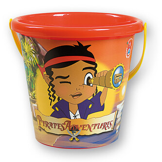 Androni (11-0311-00PI-1) Kyblík piráti - průměr 17 cm - červená