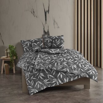 Bavlněné povlečení renforcé 140x200, 70x90cm OSAKA šedá