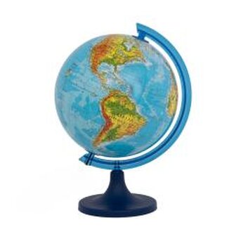 Globus fizyczny 25cm w.angielska