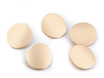 Kovový knoflík velikost 32" - 100 ks - 1 zlatá sv.