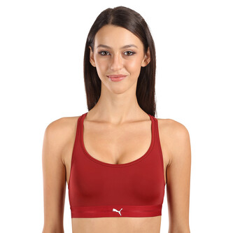 Dámská sportovní podprsenka Puma červená (701228124 004) S