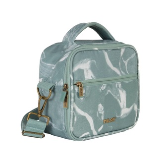 Izotermická taška na potraviny MILAN (3,5 l) + 3x svačinový box, zelená