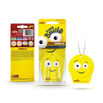 FRESH SMILE - Osvěžovač vzduchu z celulózového závěsu Vanilla FRESH SMILE - Osvěžovač vzduchu z celulózového závěsu Vanilla