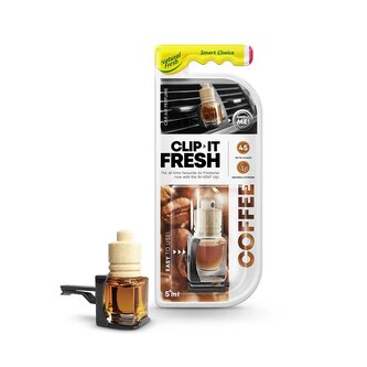 Clip it fresh - Osvěžovač vzduchu s klipem Coffee Clip it fresh - Osvěžovač vzduchu s klipem Coffee