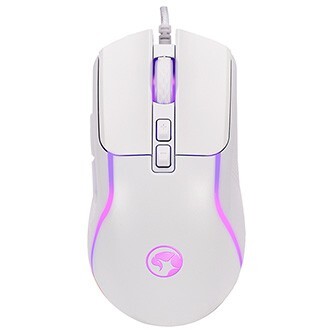 Myš drátová, Marvo CAPO 20, bílá, optika, 8000DPI