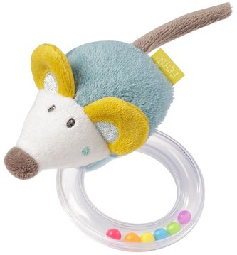 Maskotka z grzechotką Myszka 13 cm