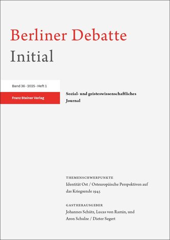 Berliner Debatte Initial 36 (2025) 1