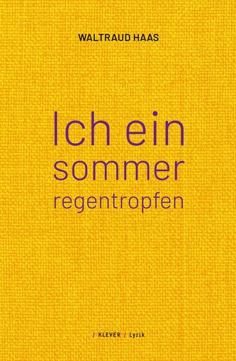 ich ein sommerregentropfen