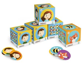 Gra Memo Mini 24 elementy - MIX