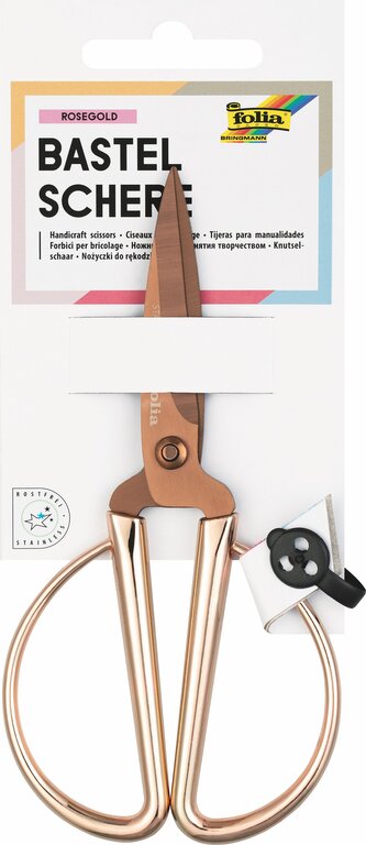 Nůžky, špičaté - 14,5 cm (rose gold)