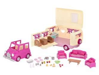 Li’l Woodzeez Kempovací set s karavanem