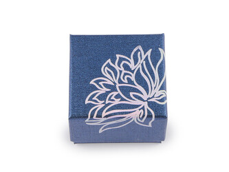 Krabička na šperky 5x5 cm - 10 ks - 2 modrá