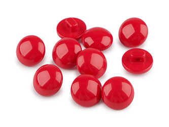 Knoflík barevný velikost 24" - 1000 ks - 1 červená