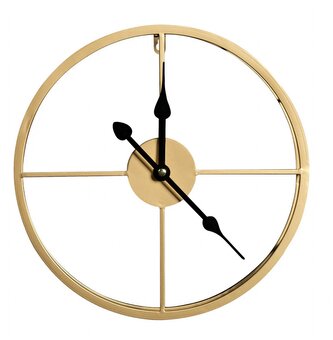 Nástěnné hodiny METALLO I. zlatá O 40 cm Mybesthome