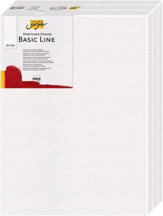 Malířské plátno Basic Line 50 x 60 cm, sada 3ks, KREUL