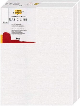 Malířské plátno Basic Line 30 x 40 cm, sada 3ks, KREUL