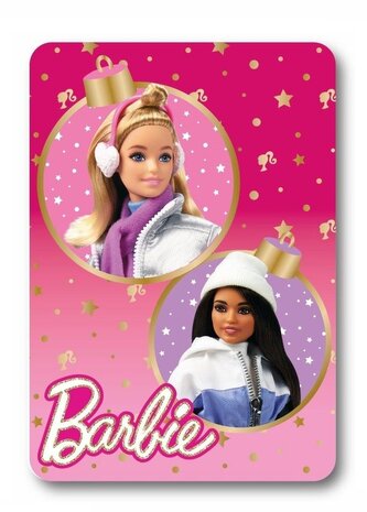 BLANKETS 100X140 BARBIE BAR24-4178  POLAR FLEECE - 220GSM