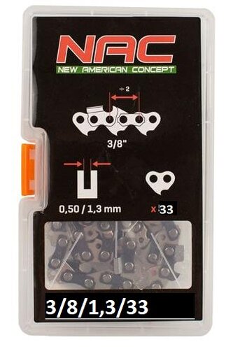 Pilový řetěz NAC 33čl-3/8"-1,3 pro PHCBE90-CH 91PX033E