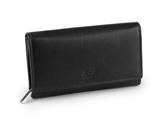 Dámská peněženka kožená 10x17 cm - 1 ks - 2 černá