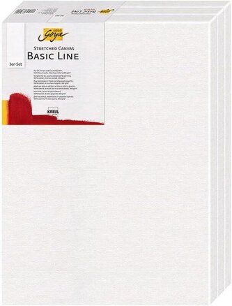 Malířské plátno Basic Line 40 x 50 cm, sada 3ks, KREUL