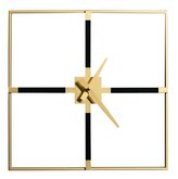Nástěnné hodiny METALLO II. zlatá 60x60 cm Mybesthome