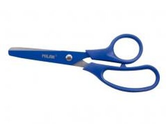 Nożyczki szkolne niebieskie (10szt) MILAN