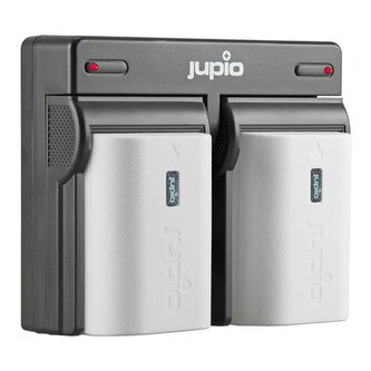 Set Jupio 2x Battery LP-E6NH *ULTRA* 2600mAh + USB Dual Charger pro Canon