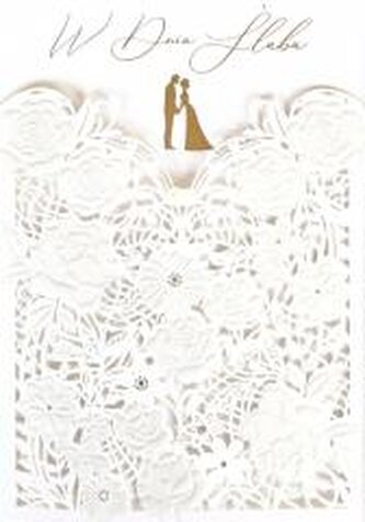 Karnet Ślub laser KP-286