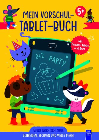 Mein Vorschul-Tablet-Buch 5 + (gelbes Cover)