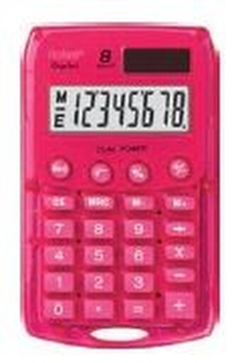 REBELL kalkulačka - StarletP BX - růžová