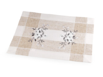 Prostírání textilní vyšívané 32x47 cm - 2 ks - režná