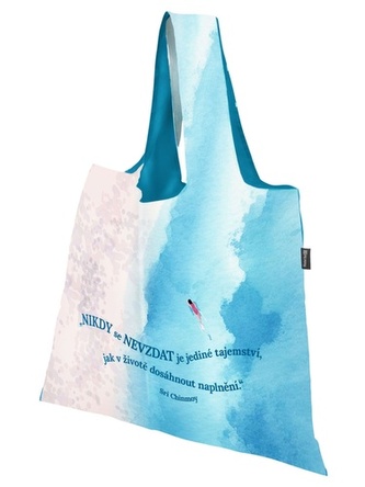 Nákupní taška skládací Nikdy se nevzdat