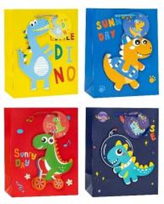 Torebka ozdobna pop-up 26x32x10cm mix ROZETTE