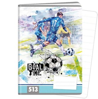 Sešit A5, 10 listů, typ 513 Goal Time