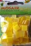Mozaika kamyczk 10x10mm żółta