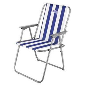 NC3503 MODRÉ/BÍLÉ SKLÁDACÍ KEMPINGOVÉ KŘESLO NILS CAMP
