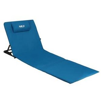 NC3015 SKLÁDACÍ PLÁŽOVÁ PODLOŽKA S NASTAVITELNOU OPĚRKOU NILS CAMP