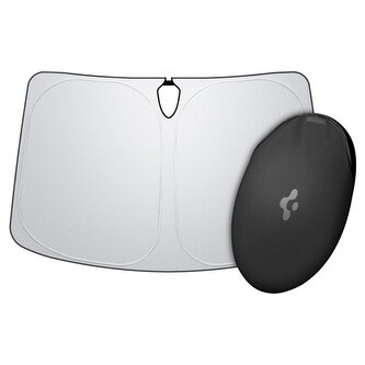 Spigen Tesla Car Front Windshield Sunshade, black - Tesla Model S