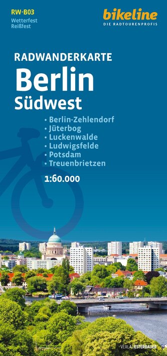 Radwanderkarte Berlin Südwest RW-B03