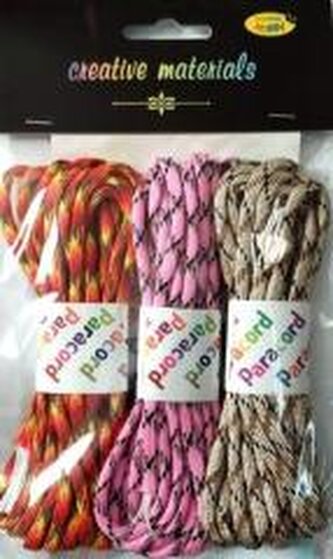 Zestaw paracord 2,8mb 3 kolory