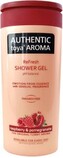 Authentic Toya Aroma Raspberry & Pomegranate sprchový gel, 400 ml