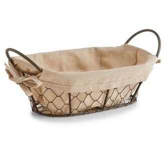 Košík na chléb, pečivo, ovoce COUNTRY STYLE, 26x17x9 cm, ZELLER