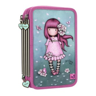 Potrójny Piórnik z Wyposażeniem - Gorjuss Sparkle