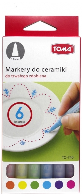 Marker do ceramiki 6-kol. 740, Toma
