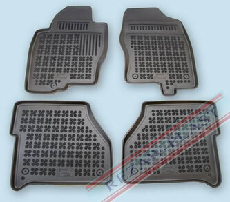 Gumové autokoberce Nissan Navara 2005-2010 (4 dveře) Gumové autokoberce Nissan Navara 2005-2010 (4 dveře)